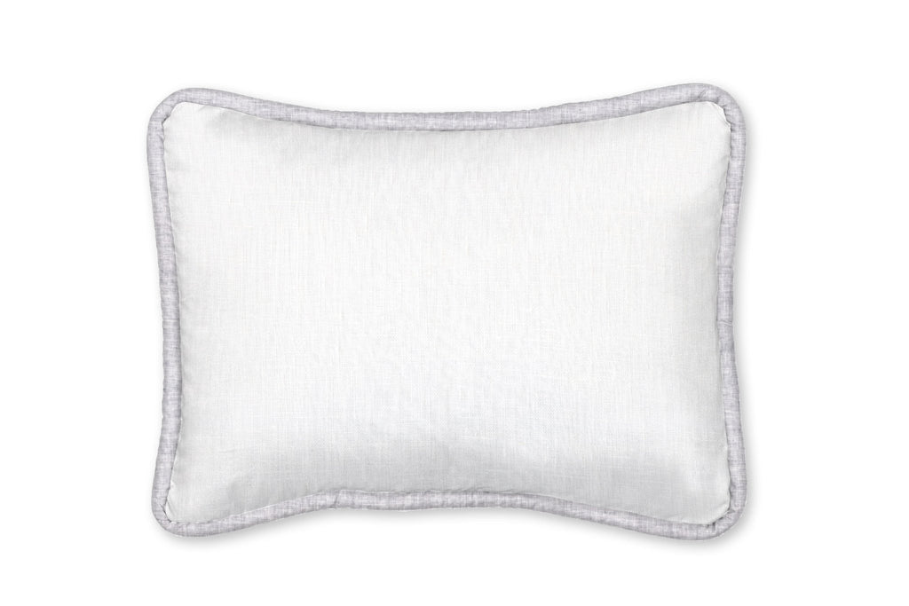 Savannah Gray Linen Decorative Pillow