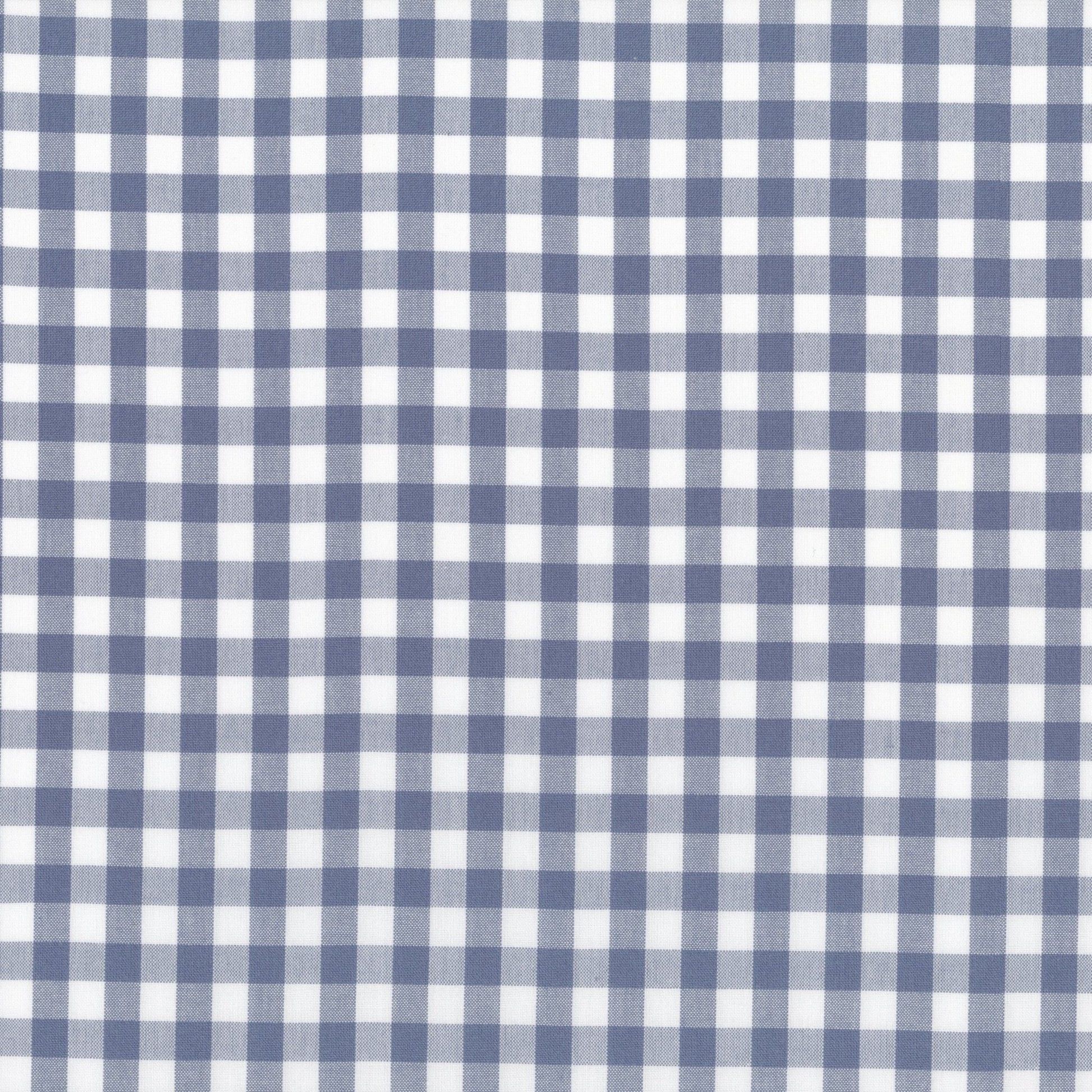 Slate Blue Gingham Swatch - New Arrivals Inc