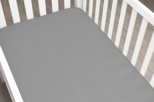 Solid Ash Crib Sheet - New Arrivals Inc