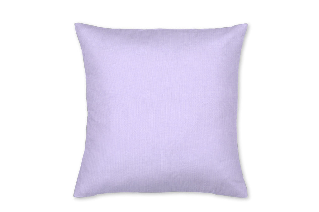 Solid Lilac Throw Pillow