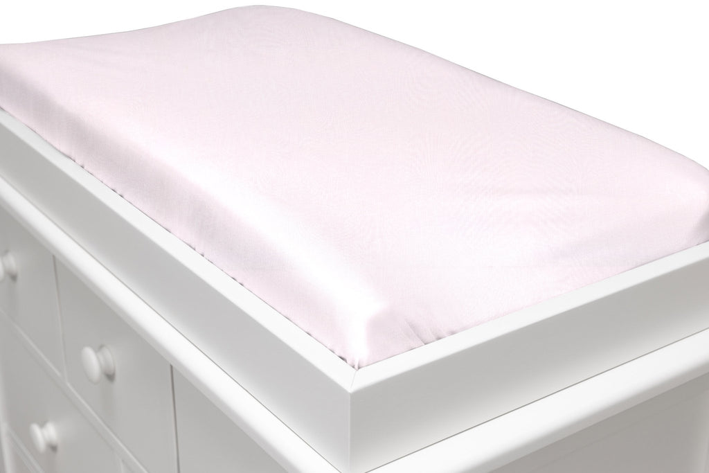 Solid Pink Changing Pad Cover