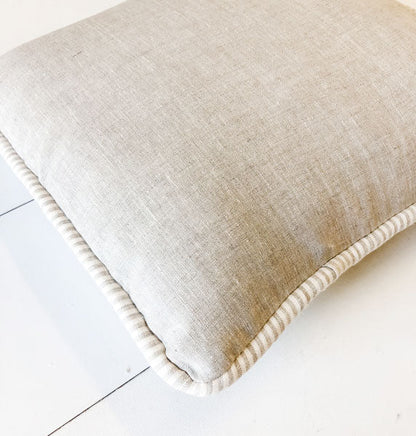Summerville Linen Decorative Pillow - New Arrivals Inc