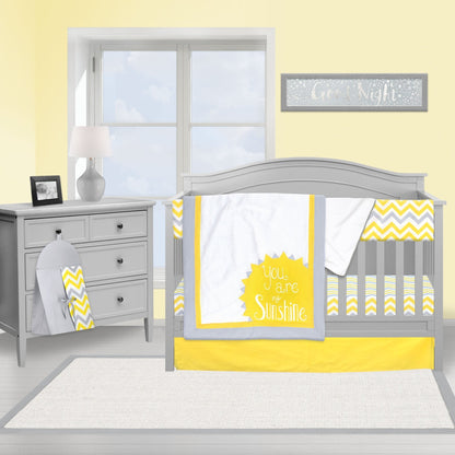 Sunshine 6 Piece Crib Bedding Set - New Arrivals Inc