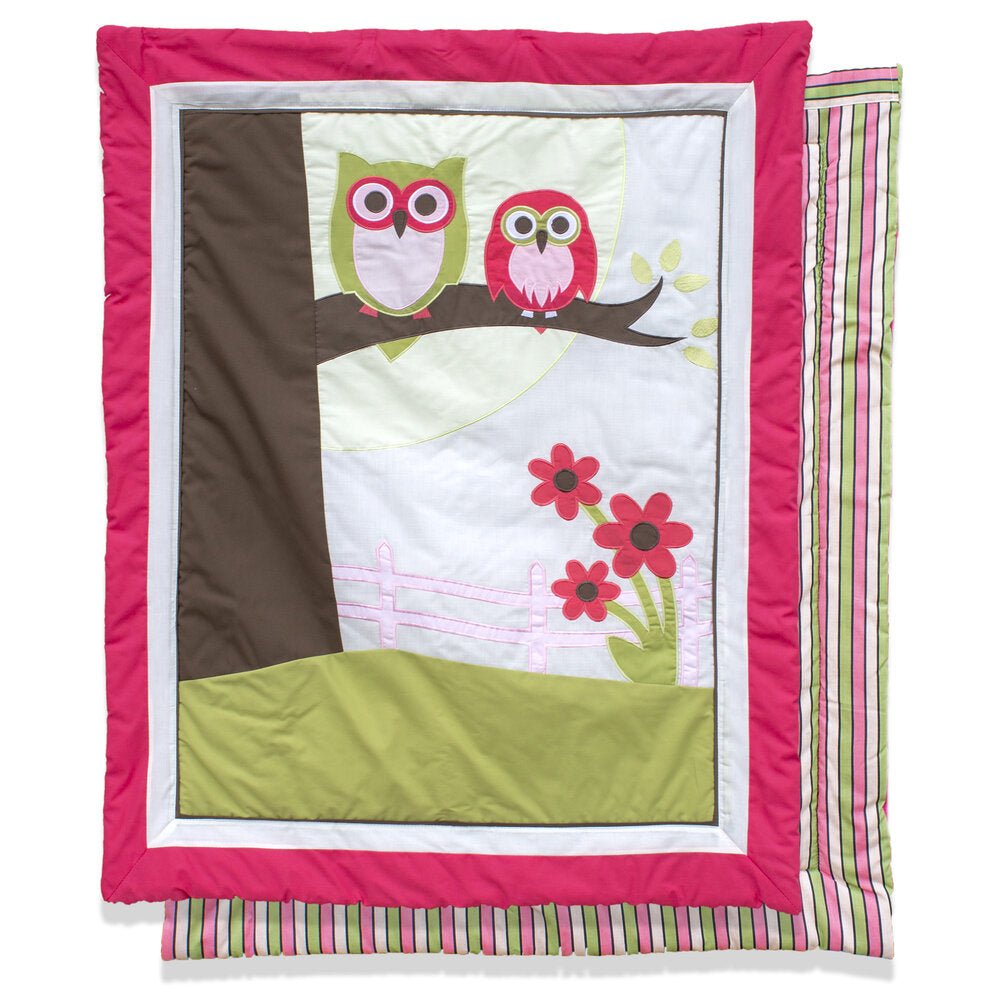 Sweet Dreams Owl 10 Piece Crib Bedding Set - New Arrivals Inc