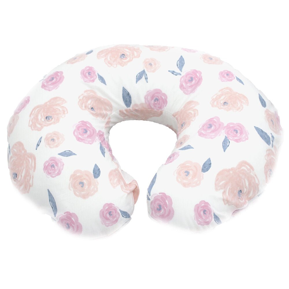 Watercolor Rose Nursing Pillow Cover - New Arrivals Inc