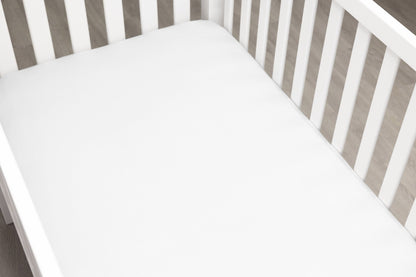 White and Khaki Buffalo Plaid Crib Bedding - 2 Piece Set - New Arrivals Inc