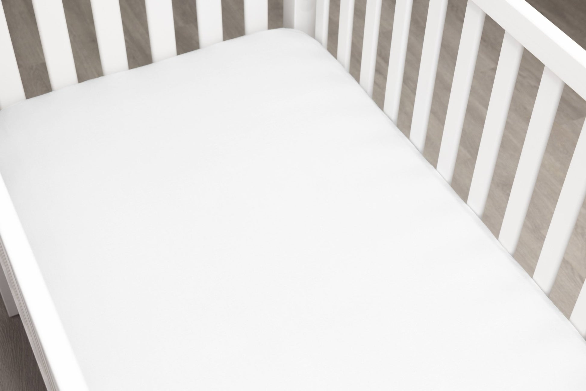 White and Khaki Buffalo Plaid Crib Bedding - 4 Piece Set - New Arrivals Inc