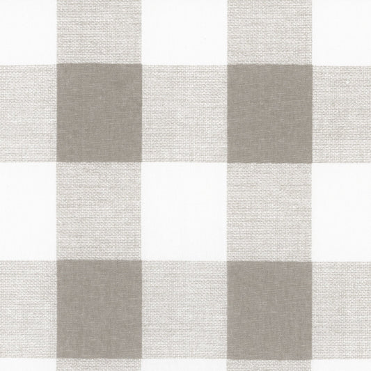 White and Khaki Buffalo Plaid Crib Bedding Swatches - New Arrivals Inc