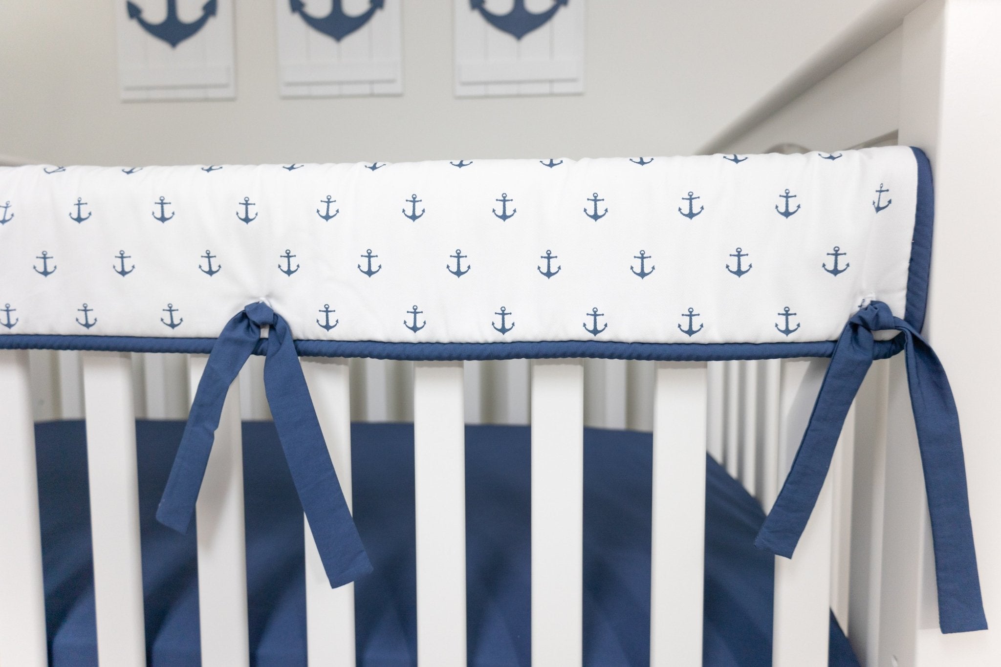 Anchor crib 2024 bedding set