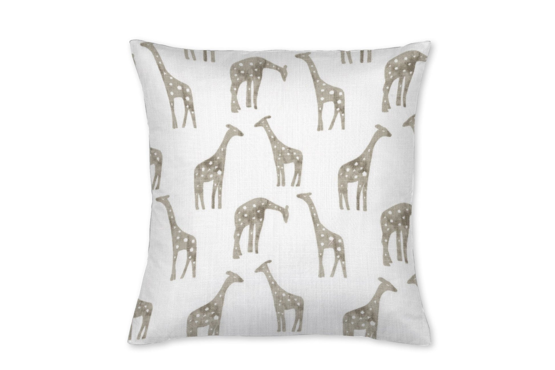 Wild Safari Giraffe Throw Pillow - Main Image