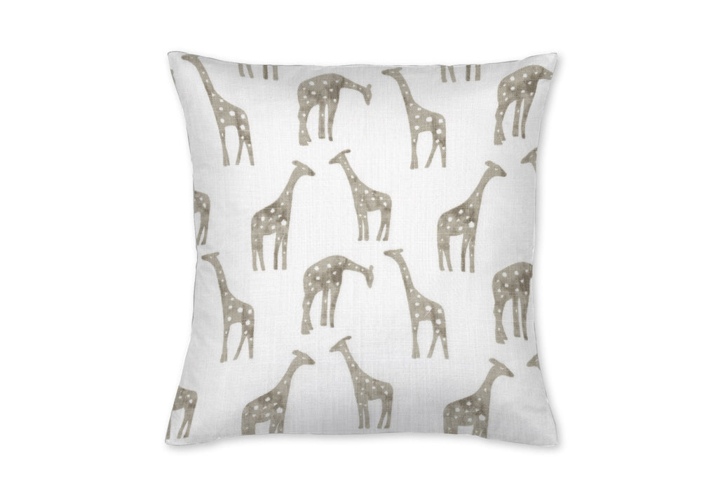 Wild Safari Giraffe Throw Pillow