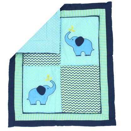 Zig Zag Elephant 6 Piece Crib Bedding Set - New Arrivals Inc