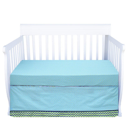 Zig Zag Elephant 6 Piece Crib Bedding Set - New Arrivals Inc